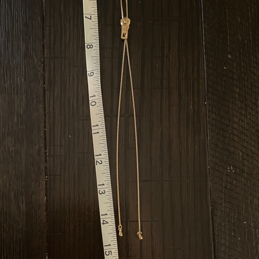 Vintage Gold Chain Necklace - Shiny Gold Tone - Picture 4 of 8